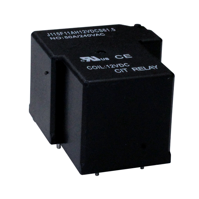 J115F11AH12VDCS61.5 CIT Relay and Switch  Relés de potencia de más de 2 amperios
